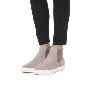 VINCE Suede High Top Chelsea Sneakers